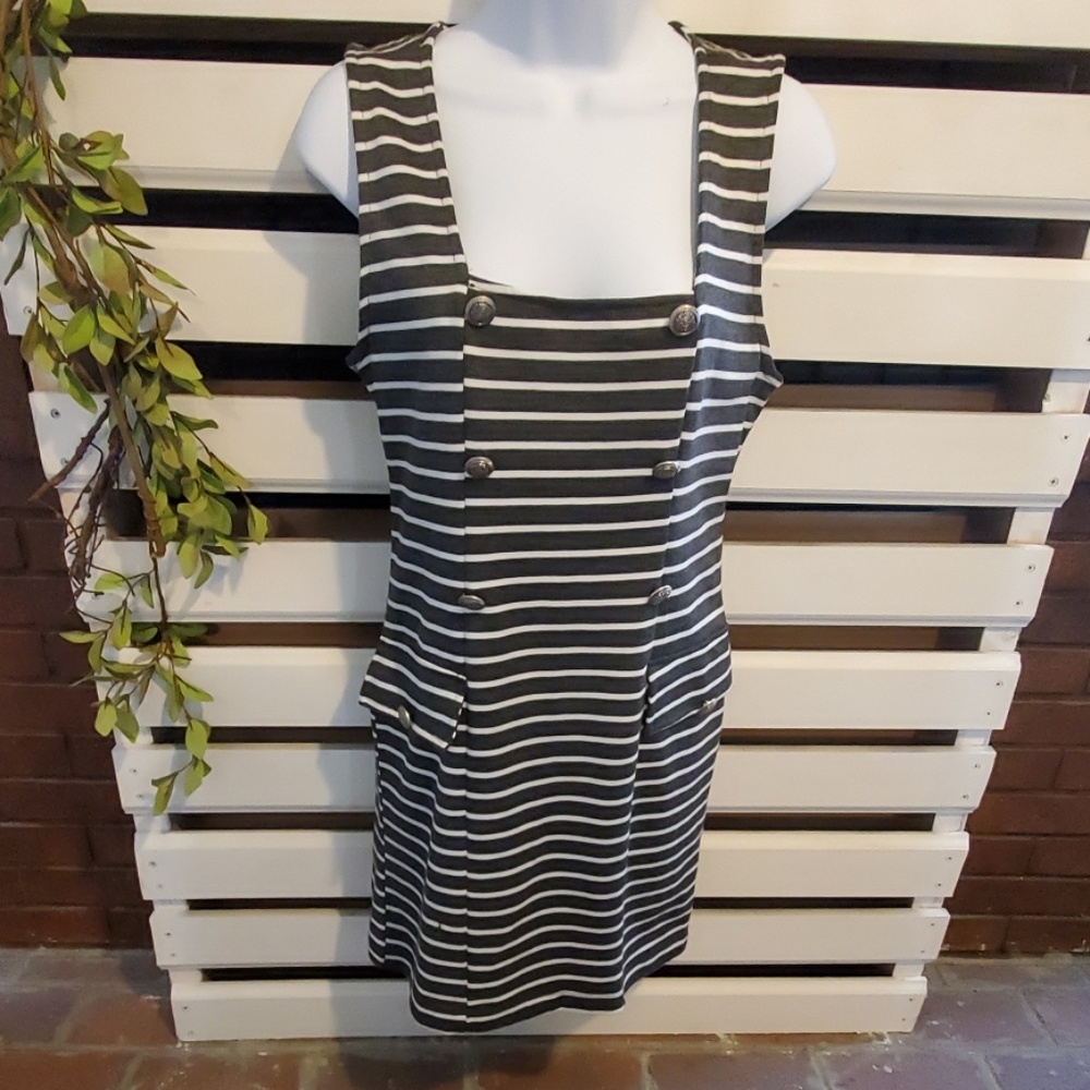 MONTEAU Striped dress.                   #293